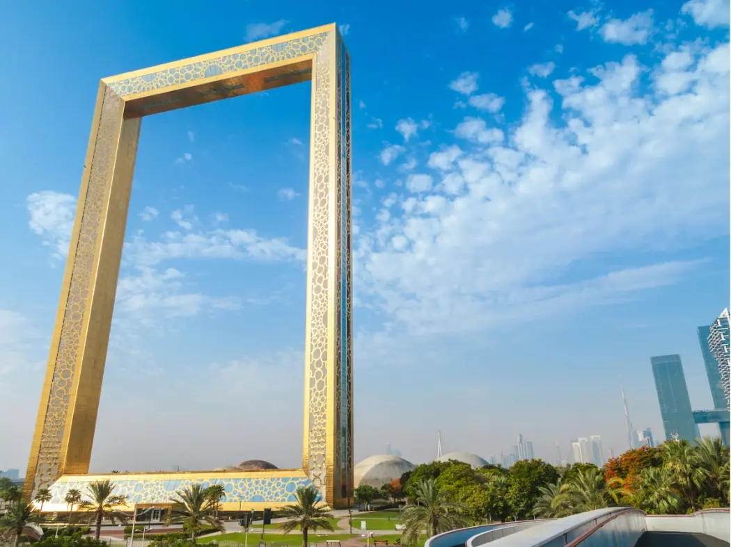 Dubai Frame (Old vs New Dubai views)