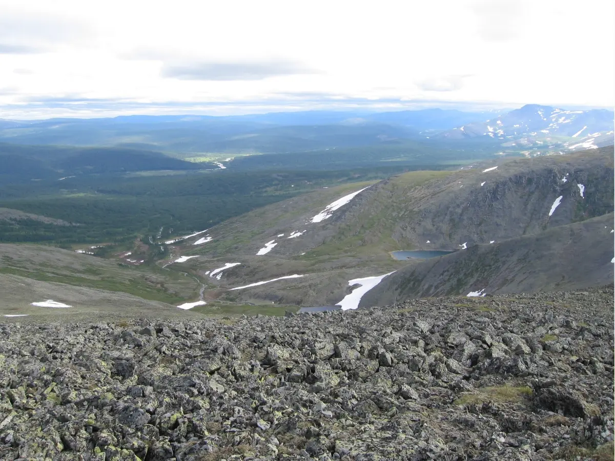 Ural Mountains border (Europe–Asia marker)